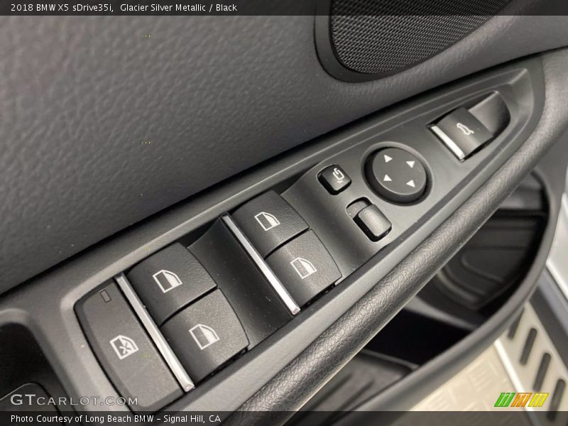Glacier Silver Metallic / Black 2018 BMW X5 sDrive35i