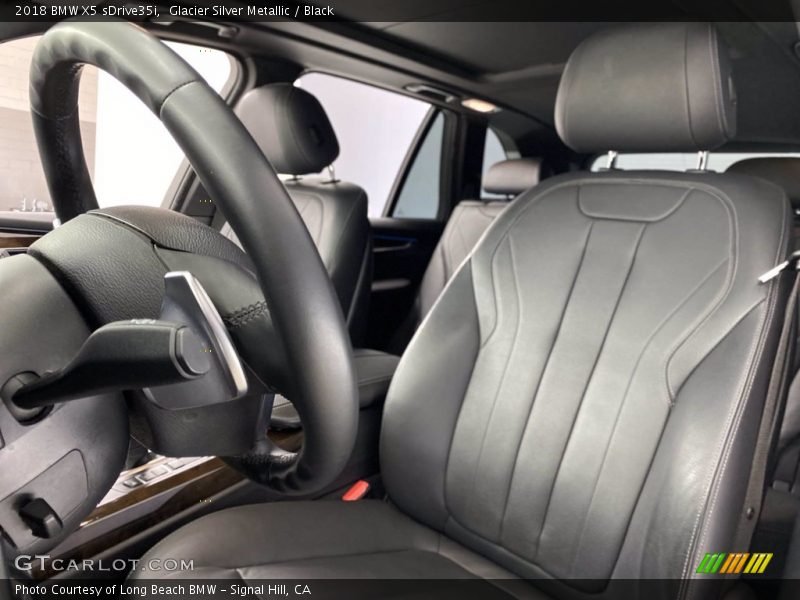 Glacier Silver Metallic / Black 2018 BMW X5 sDrive35i