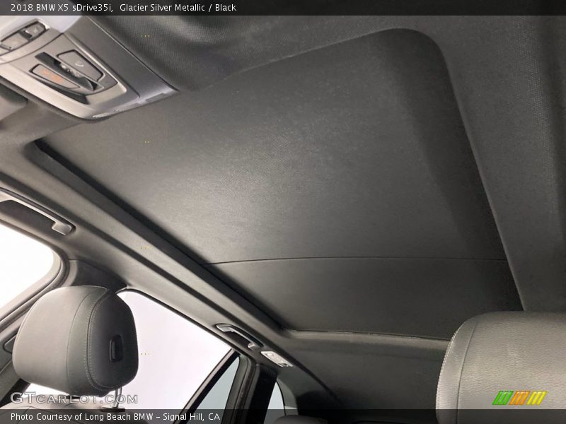 Glacier Silver Metallic / Black 2018 BMW X5 sDrive35i