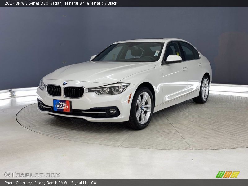 Mineral White Metallic / Black 2017 BMW 3 Series 330i Sedan