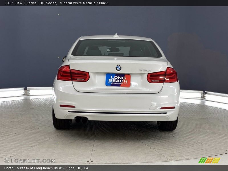 Mineral White Metallic / Black 2017 BMW 3 Series 330i Sedan