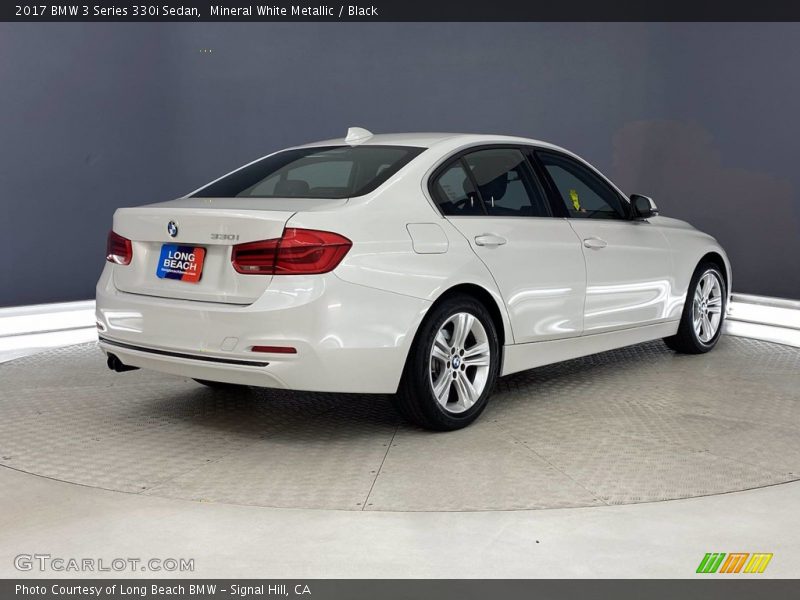 Mineral White Metallic / Black 2017 BMW 3 Series 330i Sedan