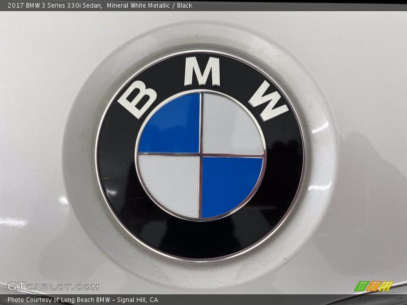 Mineral White Metallic / Black 2017 BMW 3 Series 330i Sedan