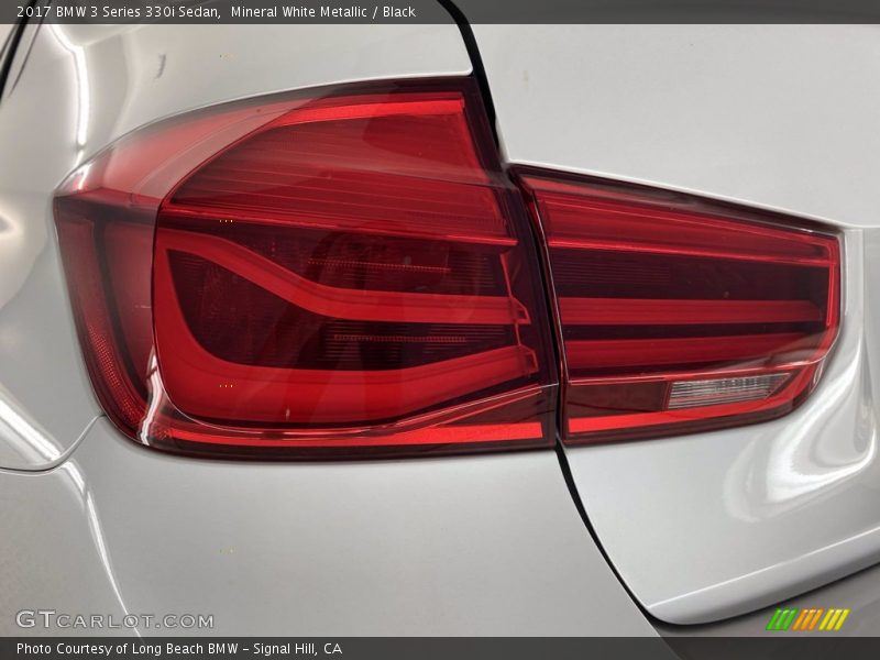 Mineral White Metallic / Black 2017 BMW 3 Series 330i Sedan