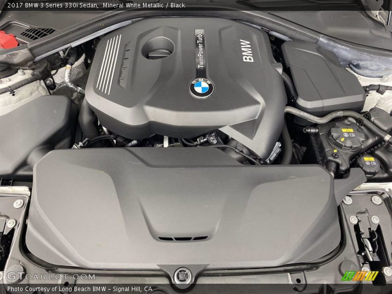Mineral White Metallic / Black 2017 BMW 3 Series 330i Sedan