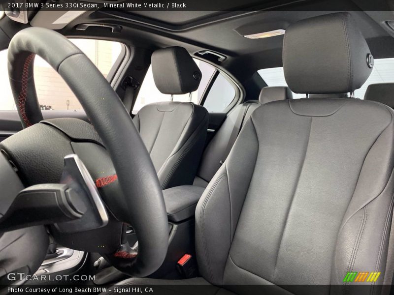 Mineral White Metallic / Black 2017 BMW 3 Series 330i Sedan