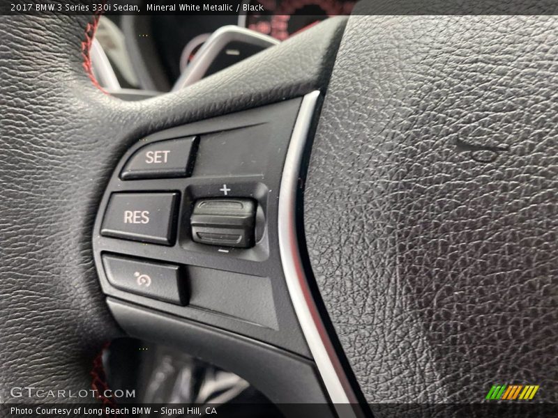 Mineral White Metallic / Black 2017 BMW 3 Series 330i Sedan