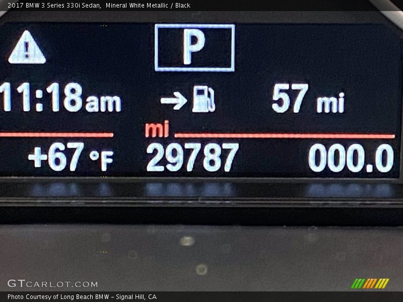 Mineral White Metallic / Black 2017 BMW 3 Series 330i Sedan