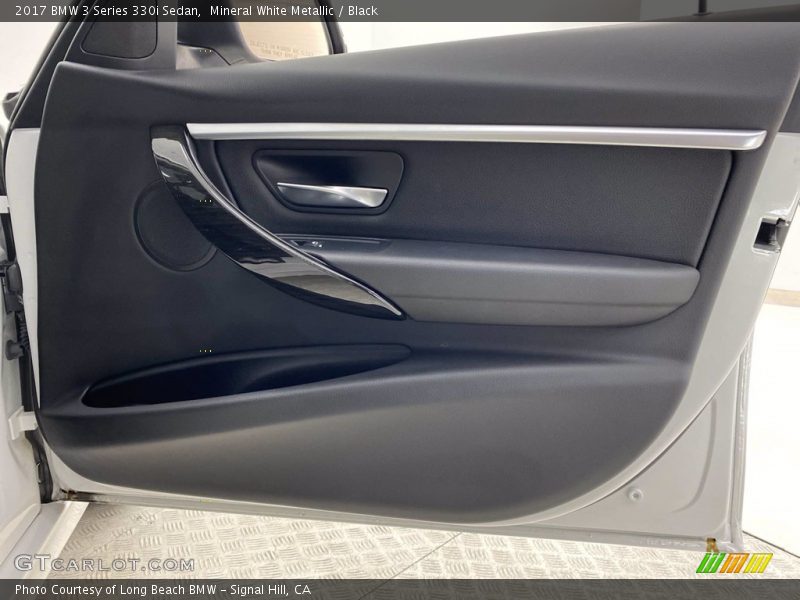 Mineral White Metallic / Black 2017 BMW 3 Series 330i Sedan