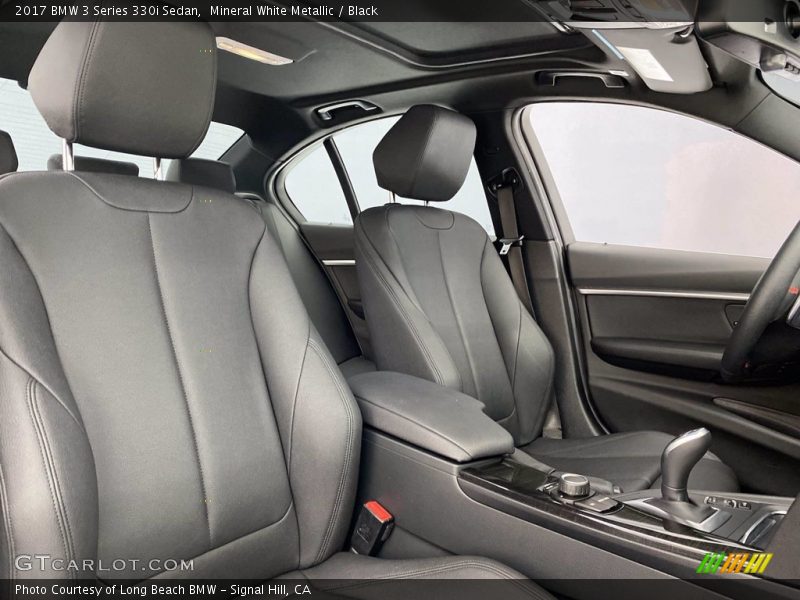 Mineral White Metallic / Black 2017 BMW 3 Series 330i Sedan