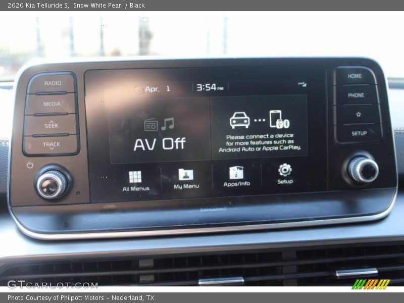 Snow White Pearl / Black 2020 Kia Telluride S