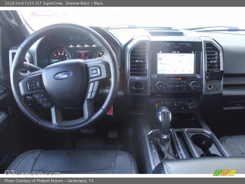 Shadow Black / Black 2018 Ford F150 XLT SuperCrew