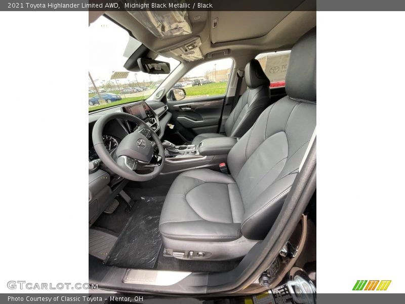 Midnight Black Metallic / Black 2021 Toyota Highlander Limited AWD