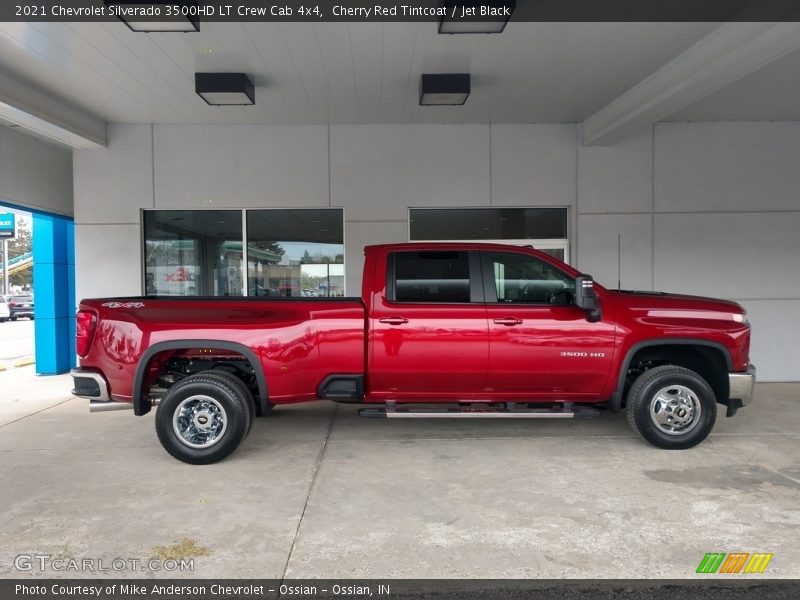 Cherry Red Tintcoat / Jet Black 2021 Chevrolet Silverado 3500HD LT Crew Cab 4x4