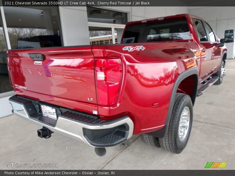 Cherry Red Tintcoat / Jet Black 2021 Chevrolet Silverado 3500HD LT Crew Cab 4x4