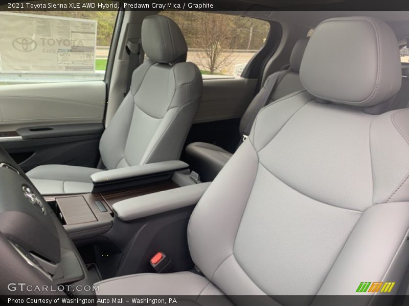 Predawn Gray Mica / Graphite 2021 Toyota Sienna XLE AWD Hybrid