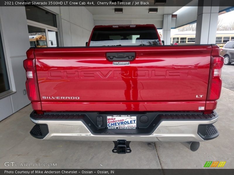 Cherry Red Tintcoat / Jet Black 2021 Chevrolet Silverado 3500HD LT Crew Cab 4x4