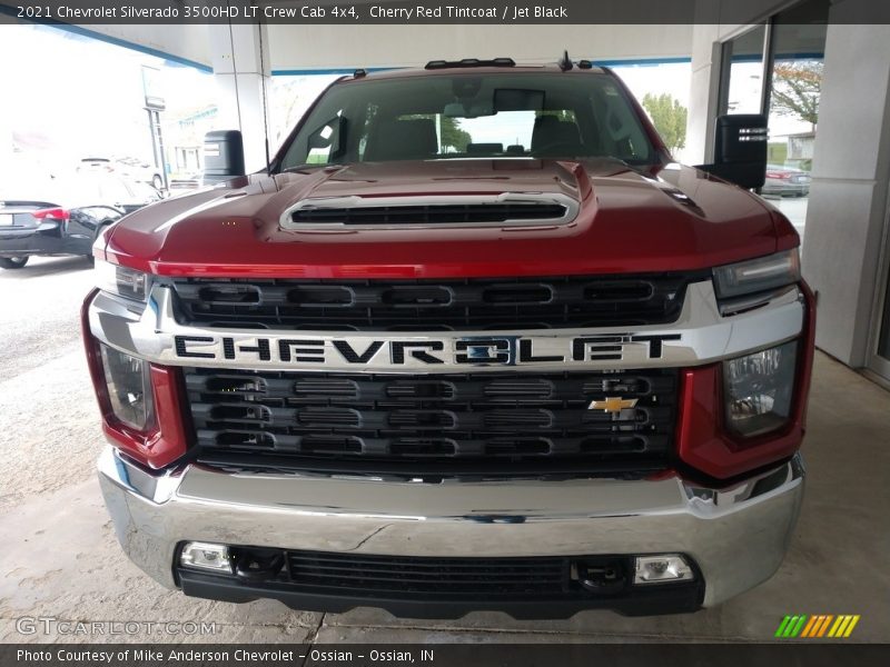 Cherry Red Tintcoat / Jet Black 2021 Chevrolet Silverado 3500HD LT Crew Cab 4x4