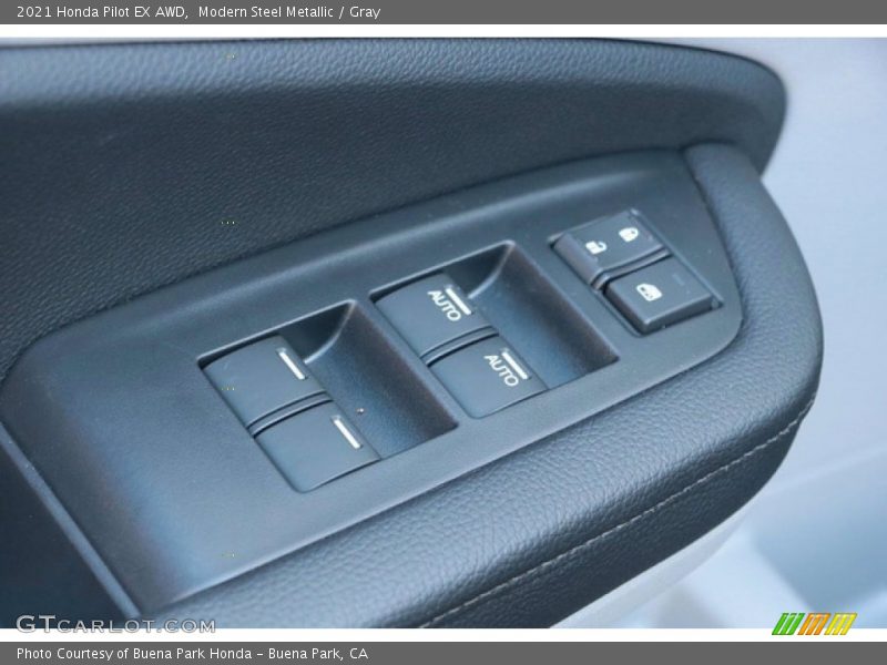 Modern Steel Metallic / Gray 2021 Honda Pilot EX AWD