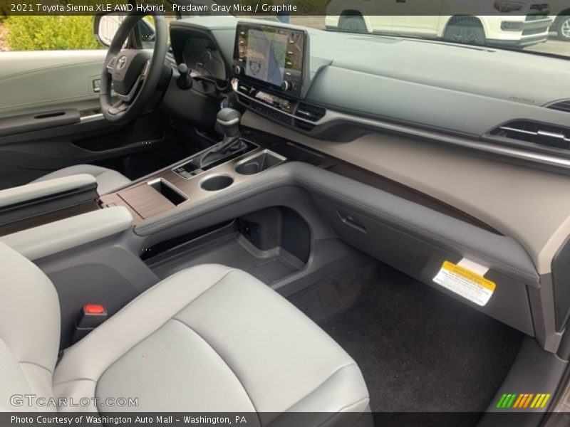 Predawn Gray Mica / Graphite 2021 Toyota Sienna XLE AWD Hybrid