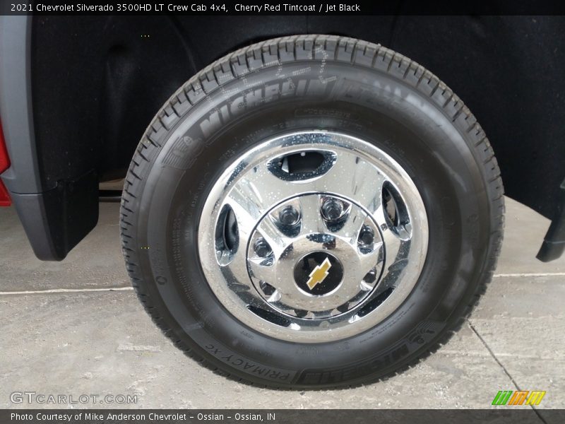 Cherry Red Tintcoat / Jet Black 2021 Chevrolet Silverado 3500HD LT Crew Cab 4x4