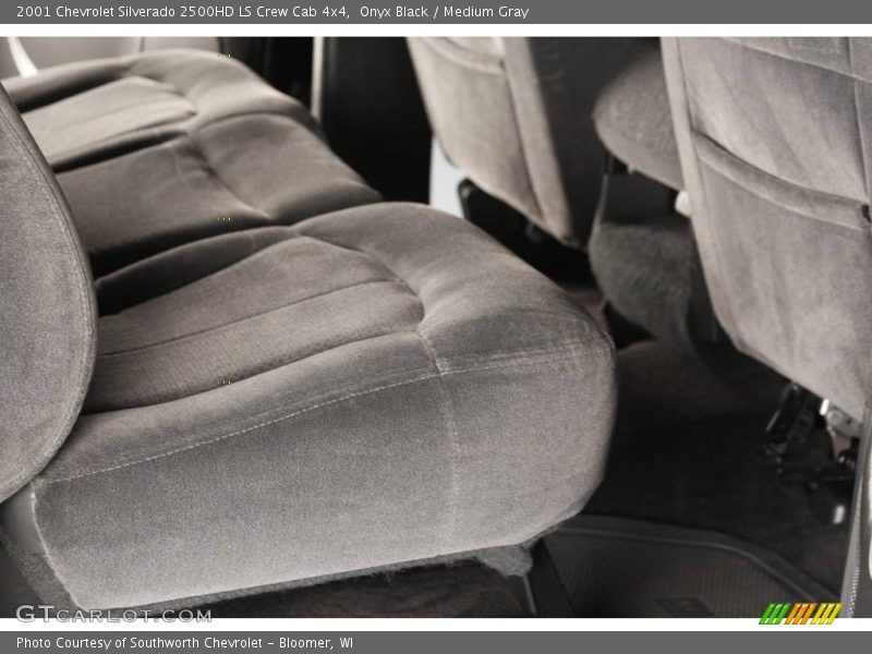 Onyx Black / Medium Gray 2001 Chevrolet Silverado 2500HD LS Crew Cab 4x4