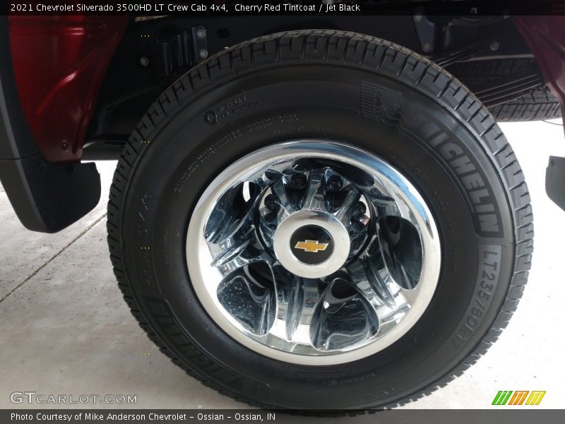 Cherry Red Tintcoat / Jet Black 2021 Chevrolet Silverado 3500HD LT Crew Cab 4x4