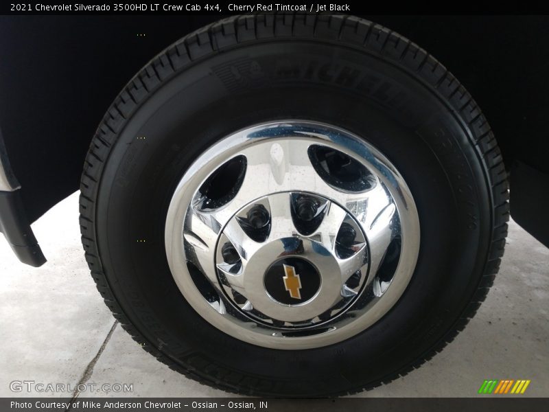 Cherry Red Tintcoat / Jet Black 2021 Chevrolet Silverado 3500HD LT Crew Cab 4x4