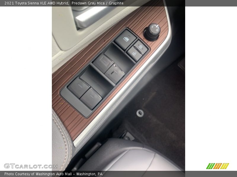 Predawn Gray Mica / Graphite 2021 Toyota Sienna XLE AWD Hybrid