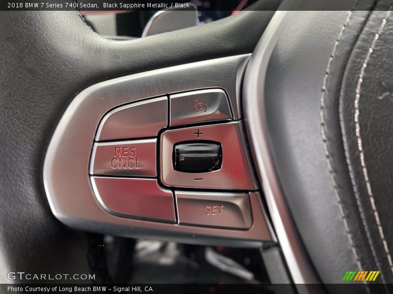 Black Sapphire Metallic / Black 2018 BMW 7 Series 740i Sedan