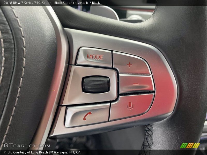 Black Sapphire Metallic / Black 2018 BMW 7 Series 740i Sedan
