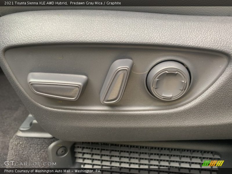 Predawn Gray Mica / Graphite 2021 Toyota Sienna XLE AWD Hybrid