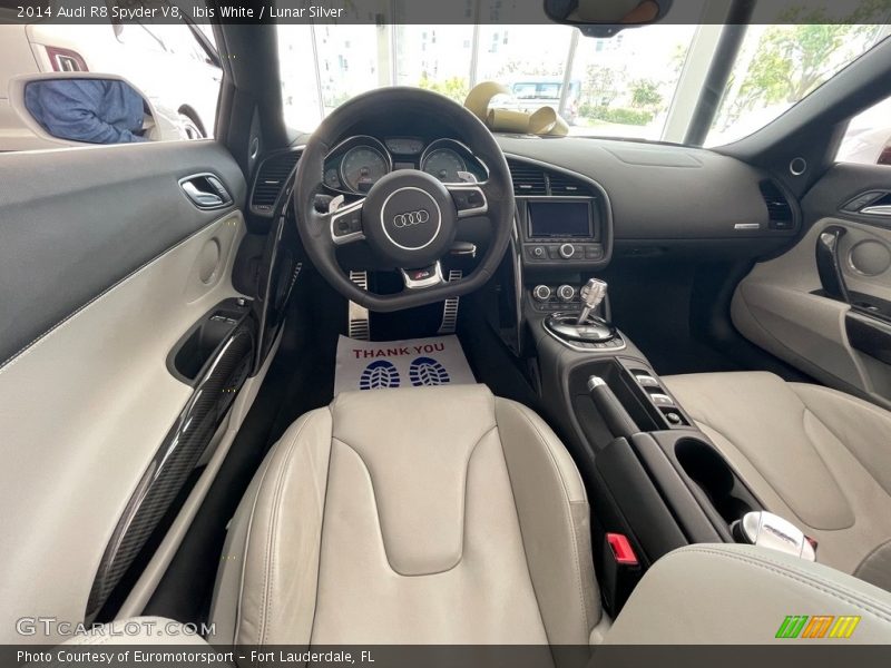 Dashboard of 2014 R8 Spyder V8