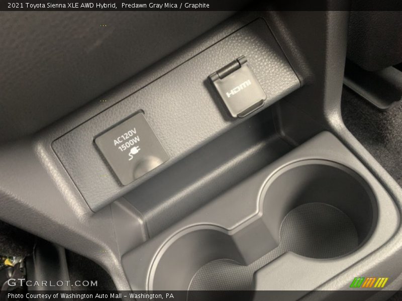 Predawn Gray Mica / Graphite 2021 Toyota Sienna XLE AWD Hybrid
