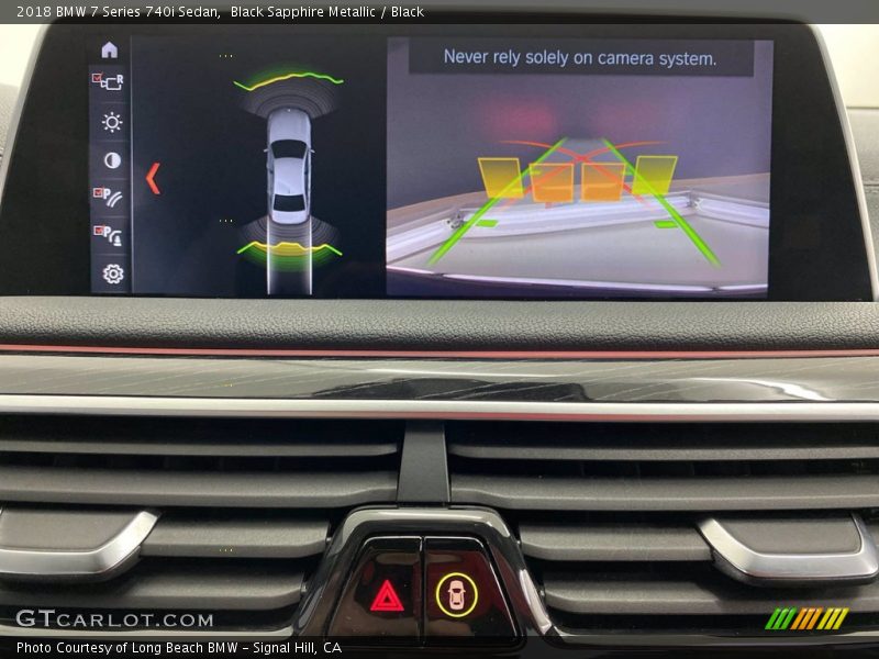 Black Sapphire Metallic / Black 2018 BMW 7 Series 740i Sedan