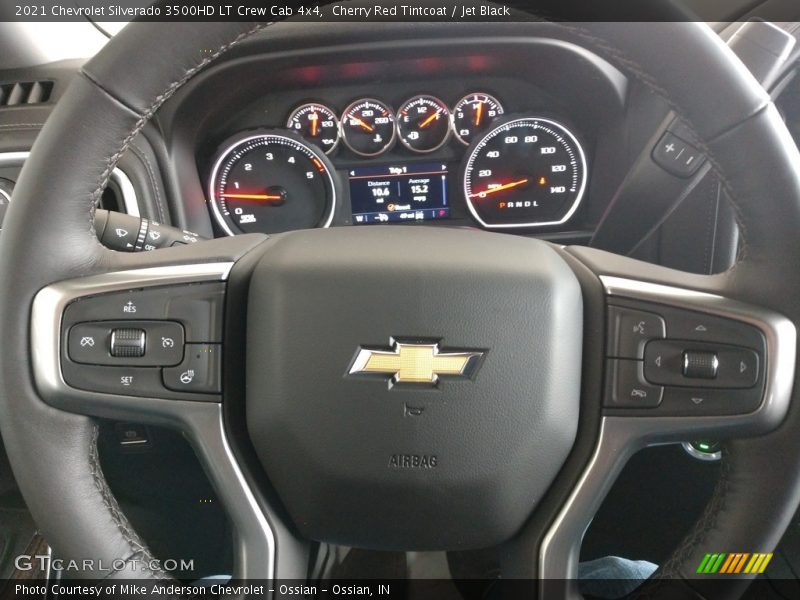 Cherry Red Tintcoat / Jet Black 2021 Chevrolet Silverado 3500HD LT Crew Cab 4x4