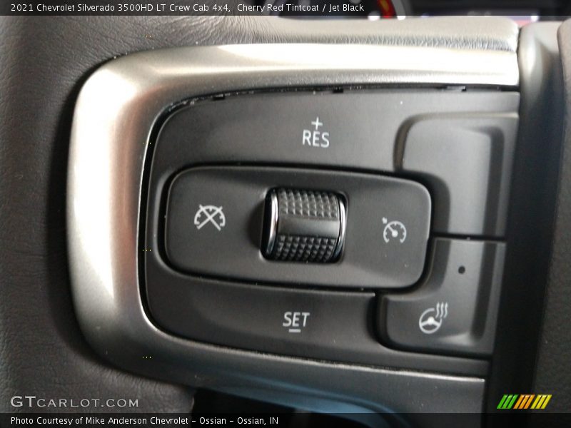 Cherry Red Tintcoat / Jet Black 2021 Chevrolet Silverado 3500HD LT Crew Cab 4x4