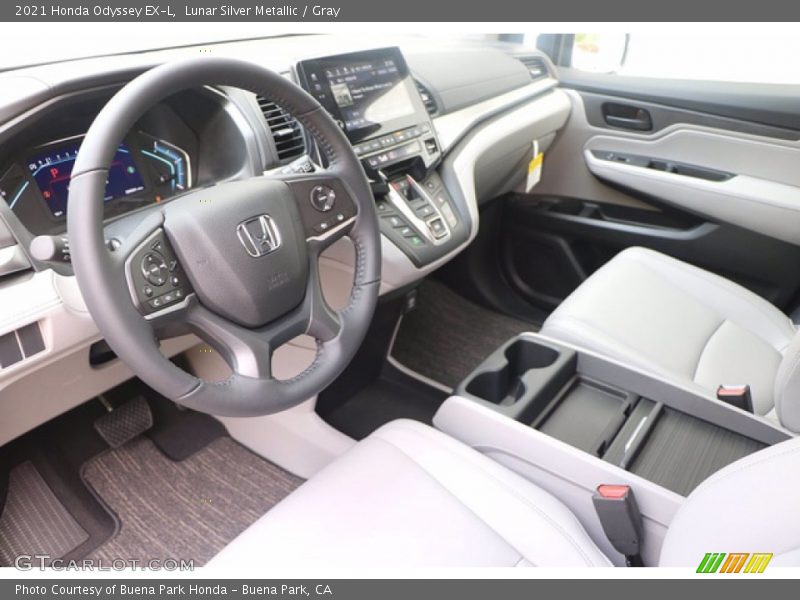 Lunar Silver Metallic / Gray 2021 Honda Odyssey EX-L