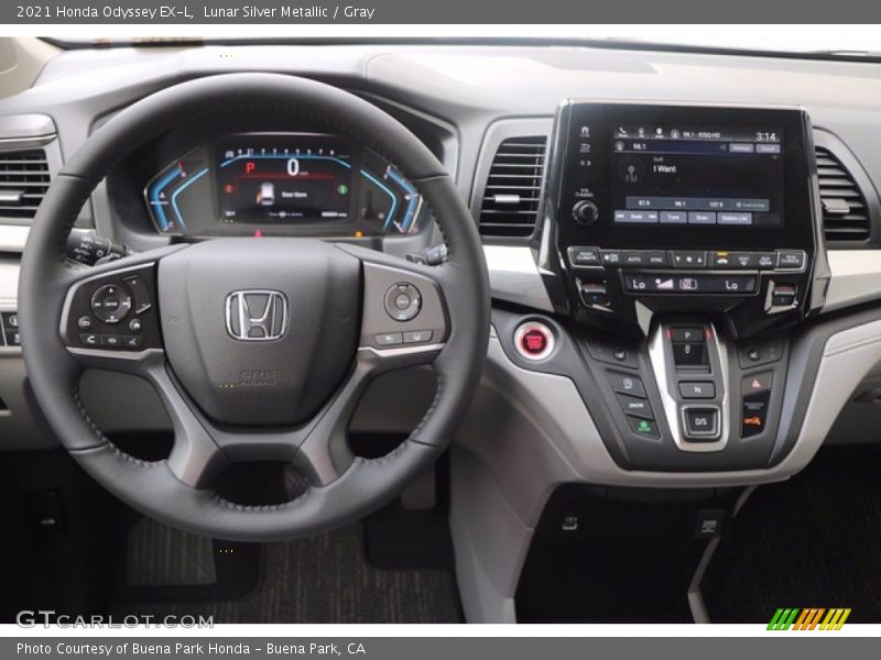 Lunar Silver Metallic / Gray 2021 Honda Odyssey EX-L