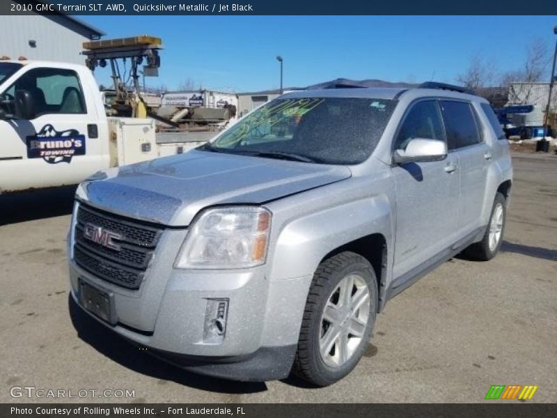 Quicksilver Metallic / Jet Black 2010 GMC Terrain SLT AWD