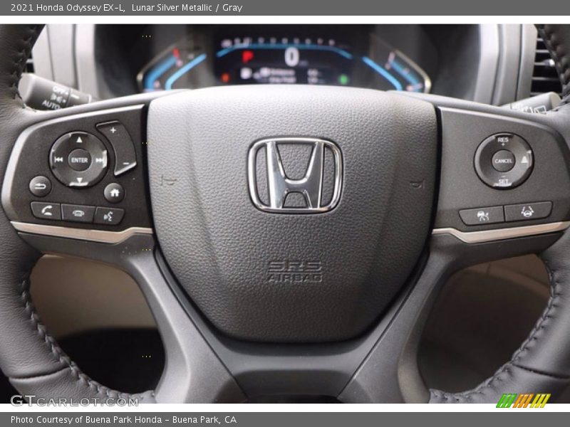 Lunar Silver Metallic / Gray 2021 Honda Odyssey EX-L