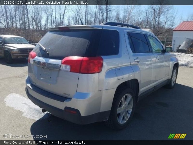 Quicksilver Metallic / Jet Black 2010 GMC Terrain SLT AWD