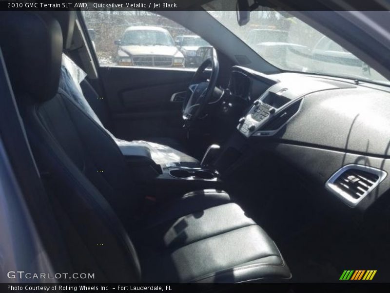 Quicksilver Metallic / Jet Black 2010 GMC Terrain SLT AWD
