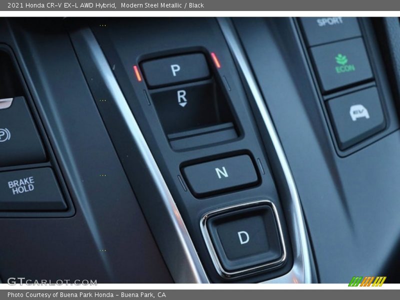 Modern Steel Metallic / Black 2021 Honda CR-V EX-L AWD Hybrid