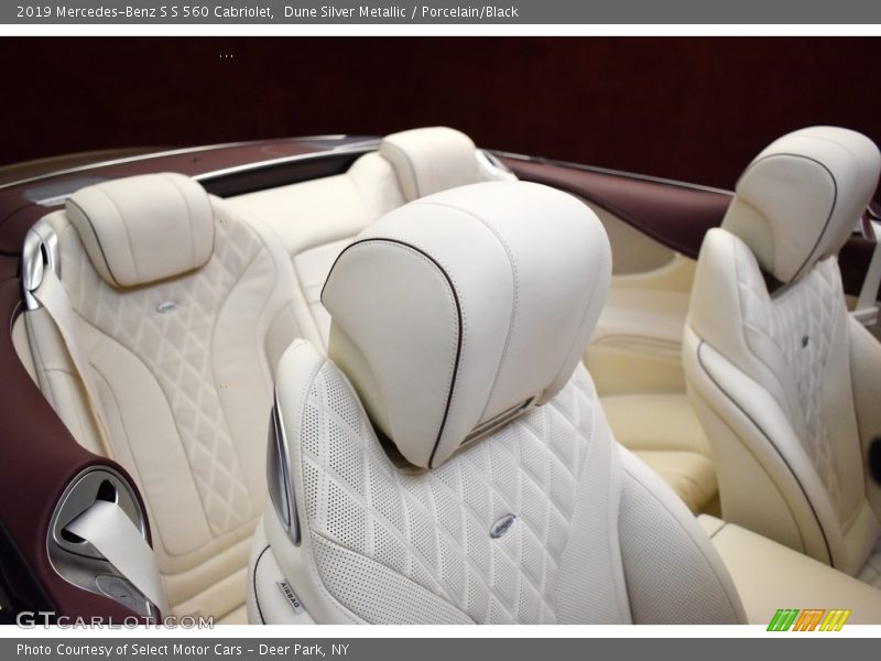 Dune Silver Metallic / Porcelain/Black 2019 Mercedes-Benz S S 560 Cabriolet