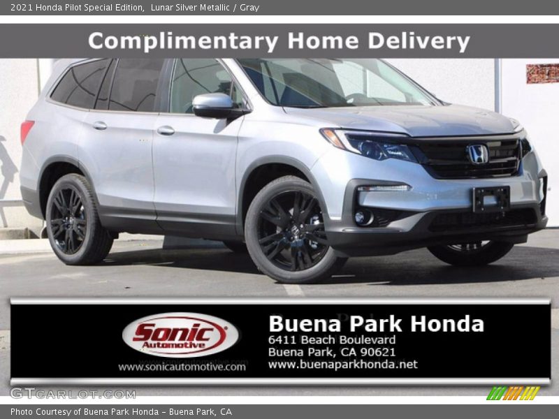 Lunar Silver Metallic / Gray 2021 Honda Pilot Special Edition