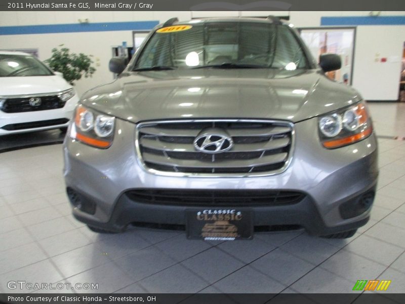 Mineral Gray / Gray 2011 Hyundai Santa Fe GLS