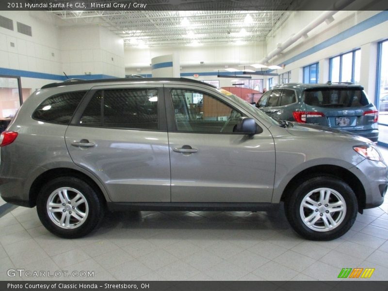 Mineral Gray / Gray 2011 Hyundai Santa Fe GLS