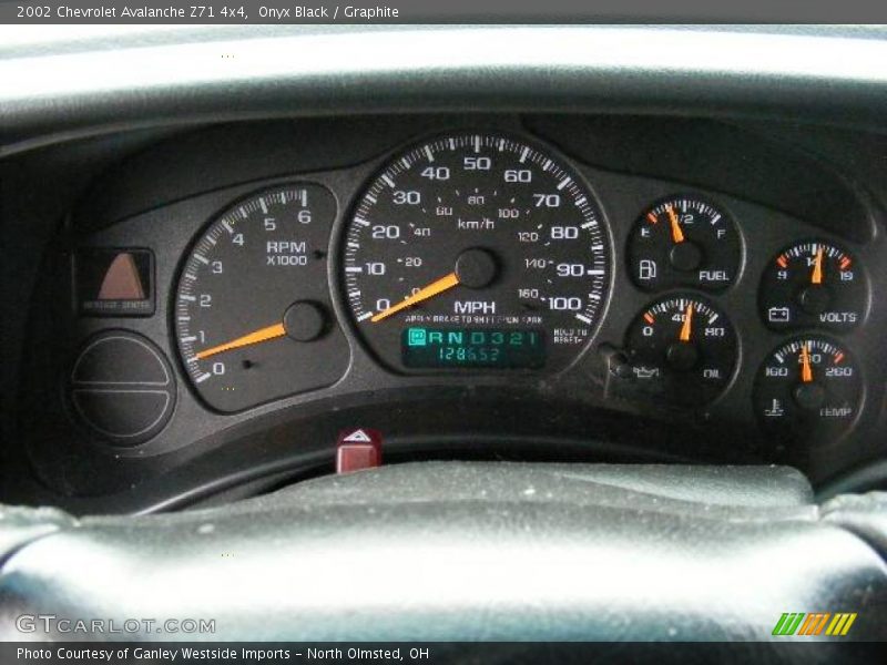 Onyx Black / Graphite 2002 Chevrolet Avalanche Z71 4x4