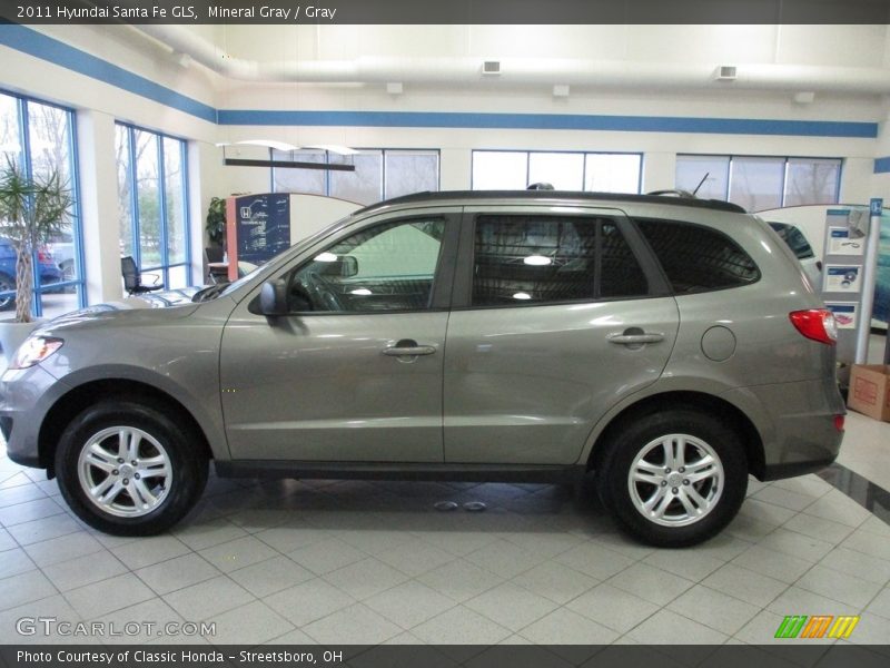Mineral Gray / Gray 2011 Hyundai Santa Fe GLS